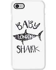 Fathers Day Shirt Set Daddy and Baby Shark Shirts Phone Case tile