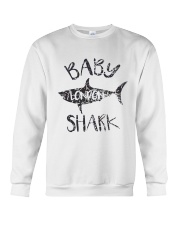 Fathers Day Shirt Set Daddy and Baby Shark Shirts Crewneck Sweatshirt tile