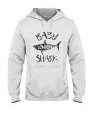 Fathers Day Shirt Set Daddy and Baby Shark Shirts Hooded Sweatshirt tile