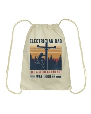Electrician Dad Drawstring Bag tile