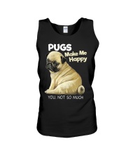 Pug Make Me Happy Unisex Tank tile