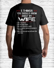 5 Things You Should Know About My Wife Classic T-Shirt lifestyle-mens-crewneck-back-1
