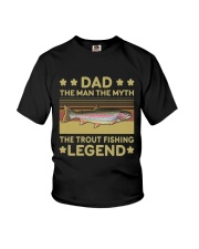 The Man The Myth The Trout Fishing Legend Youth T-Shirt tile