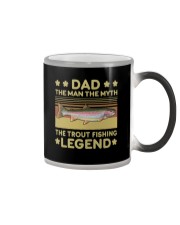 The Man The Myth The Trout Fishing Legend Color Changing Mug tile