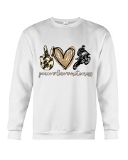 Peace Love Motocross Crewneck Sweatshirt tile