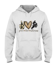 Peace Love Motocross Hooded Sweatshirt tile