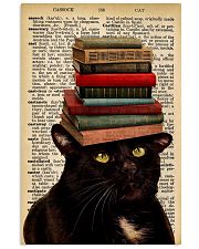 Book And Cat 11x17 Poster front