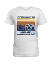 Photography And Cannabis Ladies T-Shirt tile