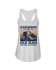 I'm Just An Old Man Ladies Flowy Tank tile