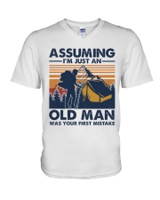 I'm Just An Old Man V-Neck T-Shirt tile