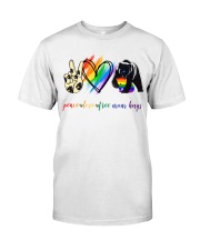 Peace Love Mom Hugs Classic T-Shirt tile