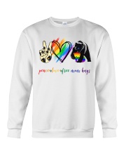 Peace Love Mom Hugs Crewneck Sweatshirt tile