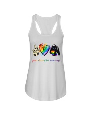 Peace Love Mom Hugs Ladies Flowy Tank tile