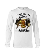 It's Not Drinking Alone It's Called Social Long Sleeve Tee tile