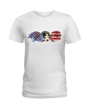 Siberian Husky Ladies T-Shirt tile