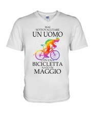 I Love Cycling V-Neck T-Shirt tile