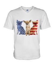 Chihuahua V-Neck T-Shirt tile