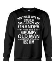 I Have A Crazy Grumpy Grandpa Crewneck Sweatshirt tile