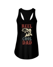 Vintage Fishing Father's Day Ladies Flowy Tank tile