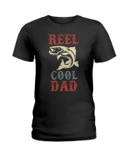 Vintage Fishing Father's Day Ladies T-Shirt tile