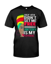 Juneteenth Is My Independence Classic T-Shirt tile