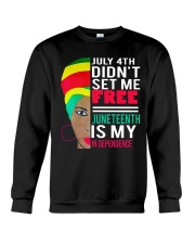 Juneteenth Is My Independence Crewneck Sweatshirt tile