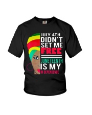 Juneteenth Is My Independence Youth T-Shirt tile