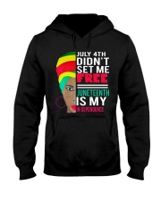 Juneteenth Is My Independence Hooded Sweatshirt tile