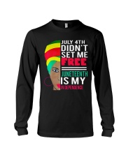 Juneteenth Is My Independence Long Sleeve Tee tile
