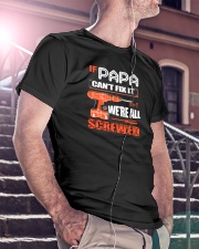 If PAPA Can't Fix It Classic T-Shirt lifestyle-mens-crewneck-front-5