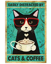 Black Cat And Coffee 11x17 Poster front