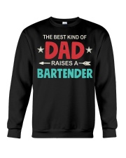 The Best Kind Of Dad Raises A Bartender Crewneck Sweatshirt tile