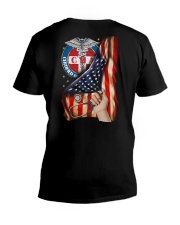 I Stand For The Flag V-Neck T-Shirt tile