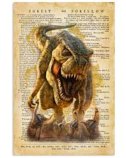 Dinosaur Vintage Dictionary Pages 11x17 Poster front