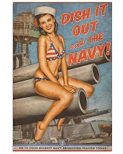 Dish It Out With The Navy 11x17 Poster front