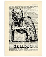 Bulldog Dog 11x17 Poster front