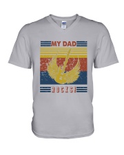 My Dad Rock V-Neck T-Shirt tile
