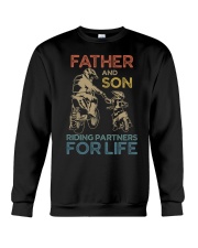Father And Son Riding Partners For Life Crewneck Sweatshirt tile