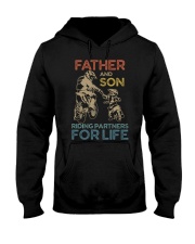 Father And Son Riding Partners For Life Hooded Sweatshirt tile
