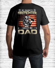 My Favorite Firefighter Calls Me Dad Classic T-Shirt lifestyle-mens-crewneck-back-1