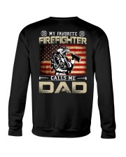 My Favorite Firefighter Calls Me Dad Crewneck Sweatshirt tile