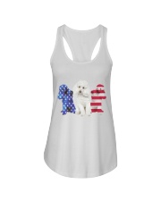 Poodle Ladies Flowy Tank tile