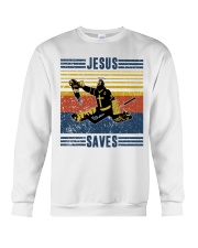 Jesus Saves Hockey Vintage Crewneck Sweatshirt tile
