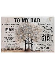To My Dad 24x16 Poster front
