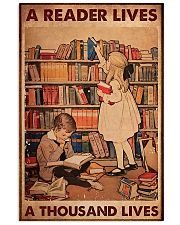 A Reader Lives A Thousand Lives 11x17 Poster front