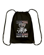 Camping-Smoking Flag Drawstring Bag tile