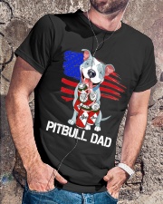 Pitpull Dad Classic T-Shirt lifestyle-mens-crewneck-front-4