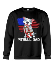 Pitpull Dad Crewneck Sweatshirt tile