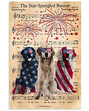Golden Retriever The Star Spangled 4th of July 11x17 Poster front