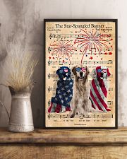 Golden Retriever The Star Spangled 4th of July 11x17 Poster lifestyle-poster-3